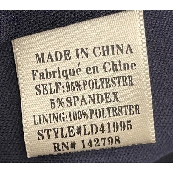 Loveriche Navy Blue Floral Long Sleeve Dress Cottage‎ Core Boho Festival Mini - Picture 6 of 8